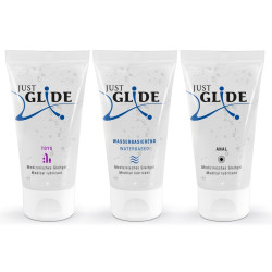 Just Glide Pack 3 Lubrifiants Eau Just Glide 50ml